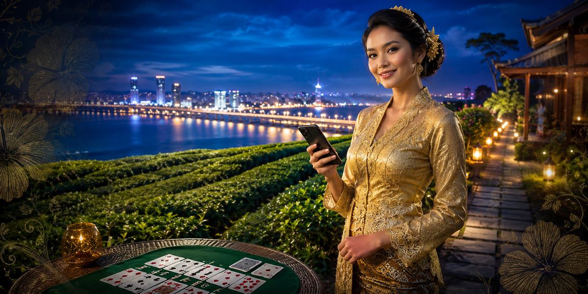 Pengguna dari Johor memainkan permainan rummy dalam talian di platform zx4r